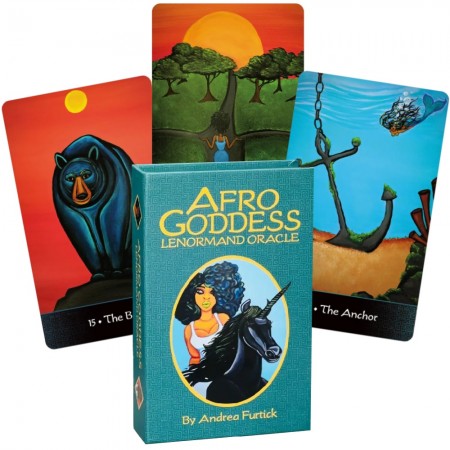 Afro Goddess Lenormand Oracle kortos US Games Systems